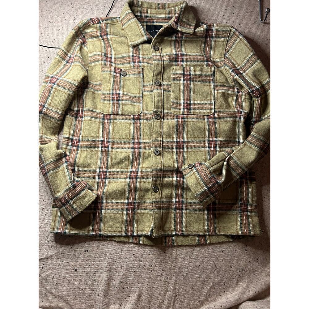 Cotton On Garments Wool Blend Flannel Shirt Medium